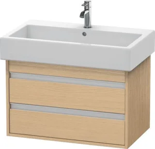 Duravit Ketho Waschtischunterbau wandhängend Natur Eiche Matt 750x440x480 mm - KT663703030 KT663703030