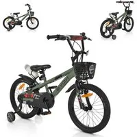 Byox Kinderfahrrad Challenge 18 Zoll, 1 Gang 1 Gang, keine, Frontkorb, Getränkehalter, Stützräder, Kettenschutz, Schutzbleche