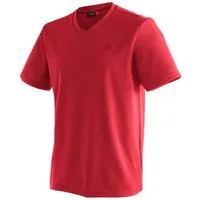 Maier Sports T-Shirt Wali Herren Kurzarmshirt, leichtes Sommer Funktionsshirt, V-Ausschnitt