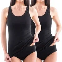 HERMKO Achseltop 61310 (Pack, 2er) Tank Top, Achselhemd, Sportunterhemd, baisc, atmungsaktiv