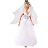 Simba Dickie Anziehpuppe Puppe Steffi Love Hochzeitskleid 2fach sortiert