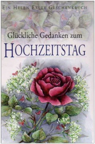 Glückliche Gedanken zum Hochzeitstag