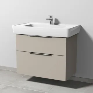 Sanipa 3way Waschtischunterbau zu Laufen Pro A Waschtisch mit 2 Auszügen, Kaschmir-Matt UP7581U