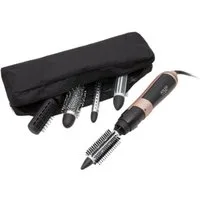 Adler Volumen- und Lockenstyler AD 2022, Keramikbeschichtung, 6-in-1 Haarstyler Set 1200W - 6 Aufsätze inkl. Reisebeutel
