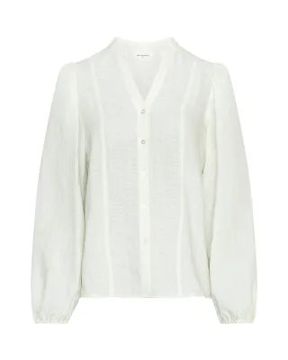 msch copenhagen - MSCHBlanka Amrita Shirt Egret - Gr. - XL