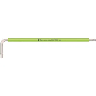 Wera 3950 SPKL Multicolour Winkelschlüssel, metrisch, Edelstahl Leuchtgrün - 05022662001