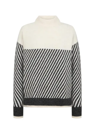 Soyaconcept - SC-NESSIE STRIPE 71 c cream melange combi - Gr. - XS