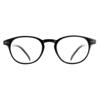 Polaroid Oval Unisex Glänzend Schwarz PLD 0008/R/CH Lesegeräte +2.0