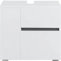 Home affaire Waschbeckenunterschrank Wisla Siphonausschnitt, Push-to-open-Funktion, Breite 60cm, Höhe 55 cm