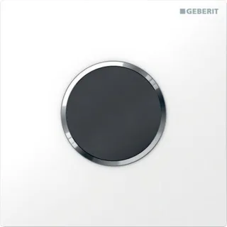 Geberit HyTronic Urinal-Steuerung Sigma10 weiß/verchromt Zink-Druckguss berührungslos Infrarot/Batte 116035KJ1