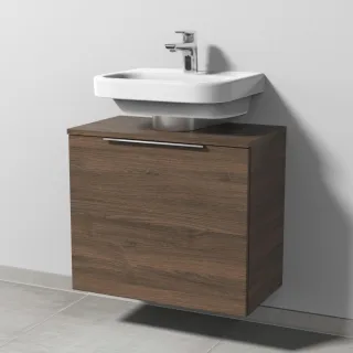 Sanipa 3way Universal-Waschtischunterbau mit 1 Auszug, Eiche-Arizona UM60080