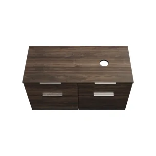 Burgbad Waschtischunterschrank Eqio 619x1200x550 Marone Dekor Trüffel, SGUU120RF2012 SGUU120RF2012