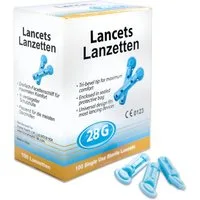 CodeFree Lanzetten steril, 28 G, kompatibel u.a. zu Stechhilfe von Medisana, Accu Chek, 200 tlg.