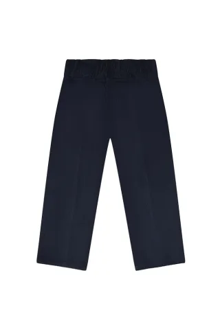 Leevje Unisex Cordhose navy mit Ziernähten 98/104