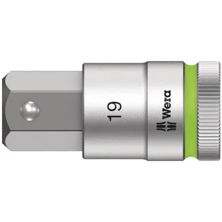 Wera 8740 C HF Zyklop Bitnuss mit 1/2"-Antrieb mit Haltefunktion Leuchtgrün - 05003829001
