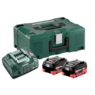 Metabo Basis Set 2 x LiHD 8.0 Ah + metaBOX 145 - 685131000