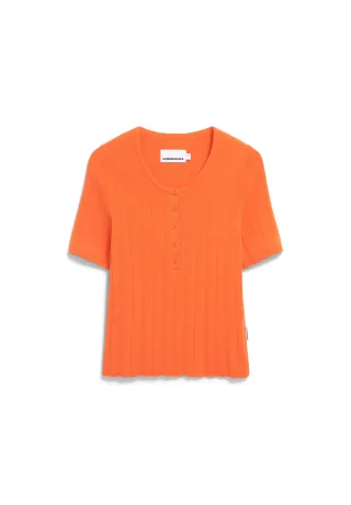 Armedangels - CRISPINAA CREPE sunset orange - Gr. - S