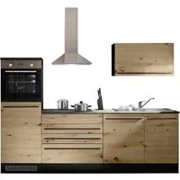 BASIC by Balculina Küchenzeile Jazz, Breite 260 cm, wahlweise mit E-Geräten