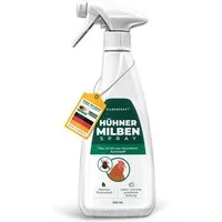Silberkraft Insektenspray Silberkraft Milbenspray Hühner, Effektiver Schutz vor Milbenbefall, 500 ml, Anti Milben Spray, wirkt auch gegen die rote Vogelmilbe, 1-St., Schützt Hühner vor einem Milbenbefall, Langzeitschutz gegen rote Vogelmilben, Einfac