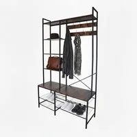 relaxdays Garderobenständer Garderobe Industrial Design, (1 St)