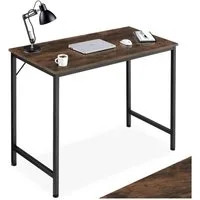 tectake Schreibtisch Jenkins (1-St., 1 tlg), Geradliniger Schreibtisch im minimalistischen Industrie-Stil