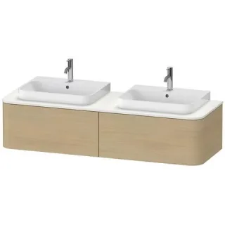 Duravit Happy D.2 Plus Konsolenwaschtischunterbau wandhängend Mediterrane Eiche Matt 1600x550x354 mm HP4946B71710010