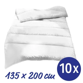 10 x 135 x 200 cm Mikrofaser Ganzjahres-Steppbettdecke, Füllgewicht: ca. 700 g, extra leicht