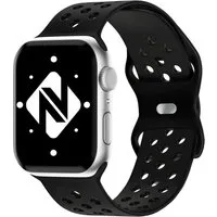 Nalia Smartwatch-Armband Apple Watch 38mm/40/41/42(Serie 10/11), Gelochtes Silikon Ersatzband / für Sport Fitness Uhr / Atmungsaktiv