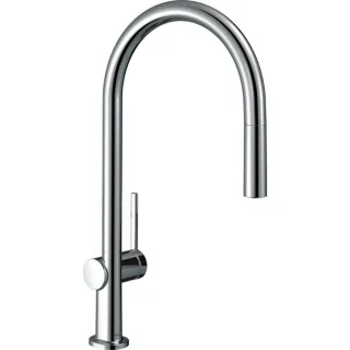 hansgrohe Talis M54 Küchenarmatur 72803000 mit Ausziehauslauf 1jet, sBox, chrom
