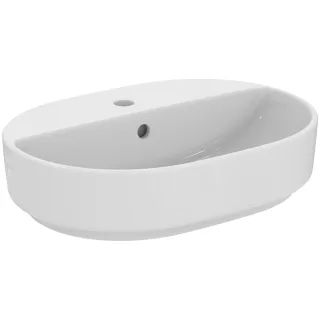 Ideal Standard Aufsatzwaschtisch i.life O 1Hl. mit Ül. 550x400x155mm Weiß, T573401 T573401