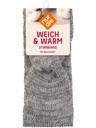 NUR DIE Damen Stirnband - Weich & Warm