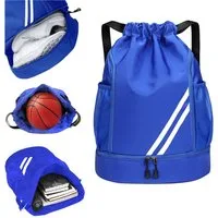 Mutig Freizeittasche Turnbeutel Freizeittasche Sportbeutel Große Kapazität Fußball Tasche (große Kapazität, verstellbar,Mit Ball- und Bodenfach, wasserdicht, Ideal für Damen, Herren, Junioren, Fußball), Herren wasserdichter Rucksack