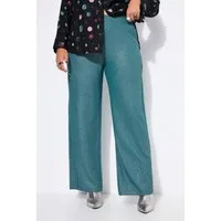 Studio Untold Schlupfhose Hose Wide Legs Struktur und Glitzer