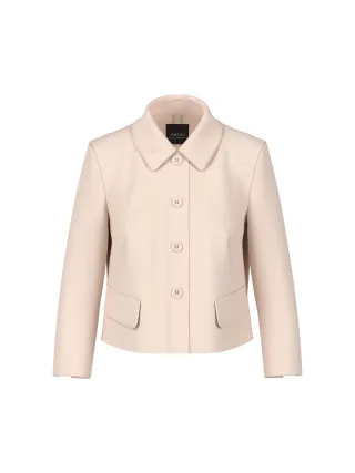 Marc Cain Additions - Kurze Jacke mit Kentkragen magnolia - Gr. - 46