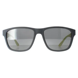 Armani Exchange AX4135S 81806G matt grau grau spiegeln silberne Sonnenbrille