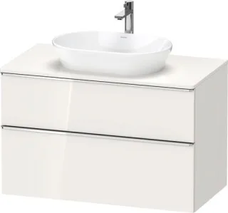 Duravit D-Neo Konsolenwaschtischunterbau wandhängend Weiß Hochglanz 1000x550x664 mm - DE496801022000 DE4968010220000
