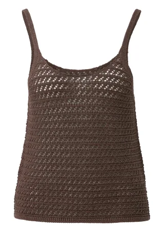 qs - Strickpullunder braun - Gr. - XS