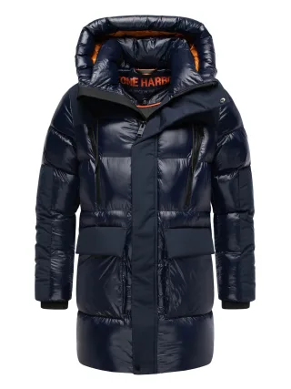Stone Harbour Herren Winterjacke Nelioon mit 2-Wege-Reißverschluss & Kapuze