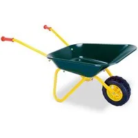 relaxdays Kinder-Gartenset Schubkarre für Kinder, grün