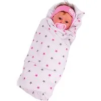 La Bortini Betttuch Baby Wickeltuch Tuch Spucktuch groß 78 x 120cm Babytuch