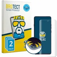 BROTECT Displayschutzfolie Fullscreen Schutzfolie für Motorola Edge 60 Pro, 2 Stück, Displayschutz Folie Fullcover Klar Transparent