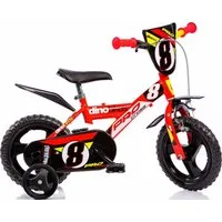 Dino Bikes Kinderfahrrad 12" Pro Cross Kinderfahrrad Jungen stabiler Stahl-Rahmen Stützräder, 1 Gang, mit Stützrädern, Frontschild und coolen Schutzblechen