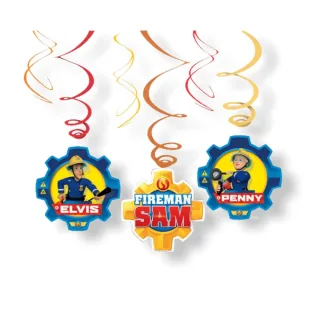 Feuerwehrmann Sam Dekospiralen Set 6 Stk.