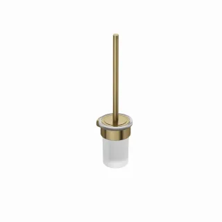 Kludi VELA R Toilettenbürstengarnitur Brushed Gold, 58974N0 58974N0