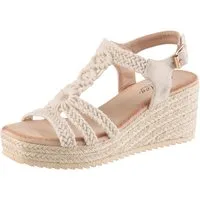Aniston SHOES Keilsandalette Sommerschuh, Urlaubsschuh, Ethno-Look - NEUE KOLLEKTION