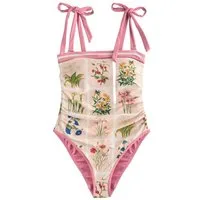 LAURA ASHLEY Badeanzug Laura Ashley bauchformender Badeanzug (1-St)