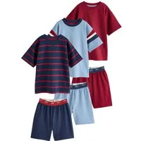 Next Pyjama Kurze Schlafanzüge, 3er-Pack (6 tlg)