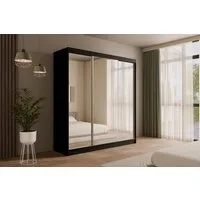 ALTDECOR Schiebetürenschrank V2-URBANO (Kleiderschrank Garderobenschrank mit viel Stauraum Moderner Schrank) Spiegel Spiegeltüren Vielseitiger Schwebetürenschrank