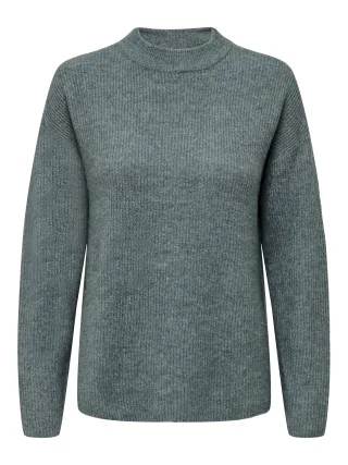 ONLY - ONLCAMILLA O-NECK L/S PULLOVER NOOS KNT Balsam Green - Gr. - M