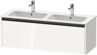Duravit Ketho.2 Waschtischunterbau wandhängend Weiß Hochglanz 1280x480x440 mm - K25066022220000 K25066022220000